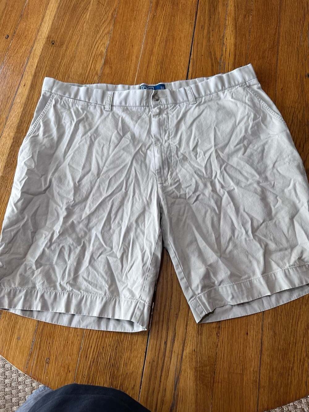 Polo Ralph Lauren Chino Shorts Size 40 Khaki Tan Cotton